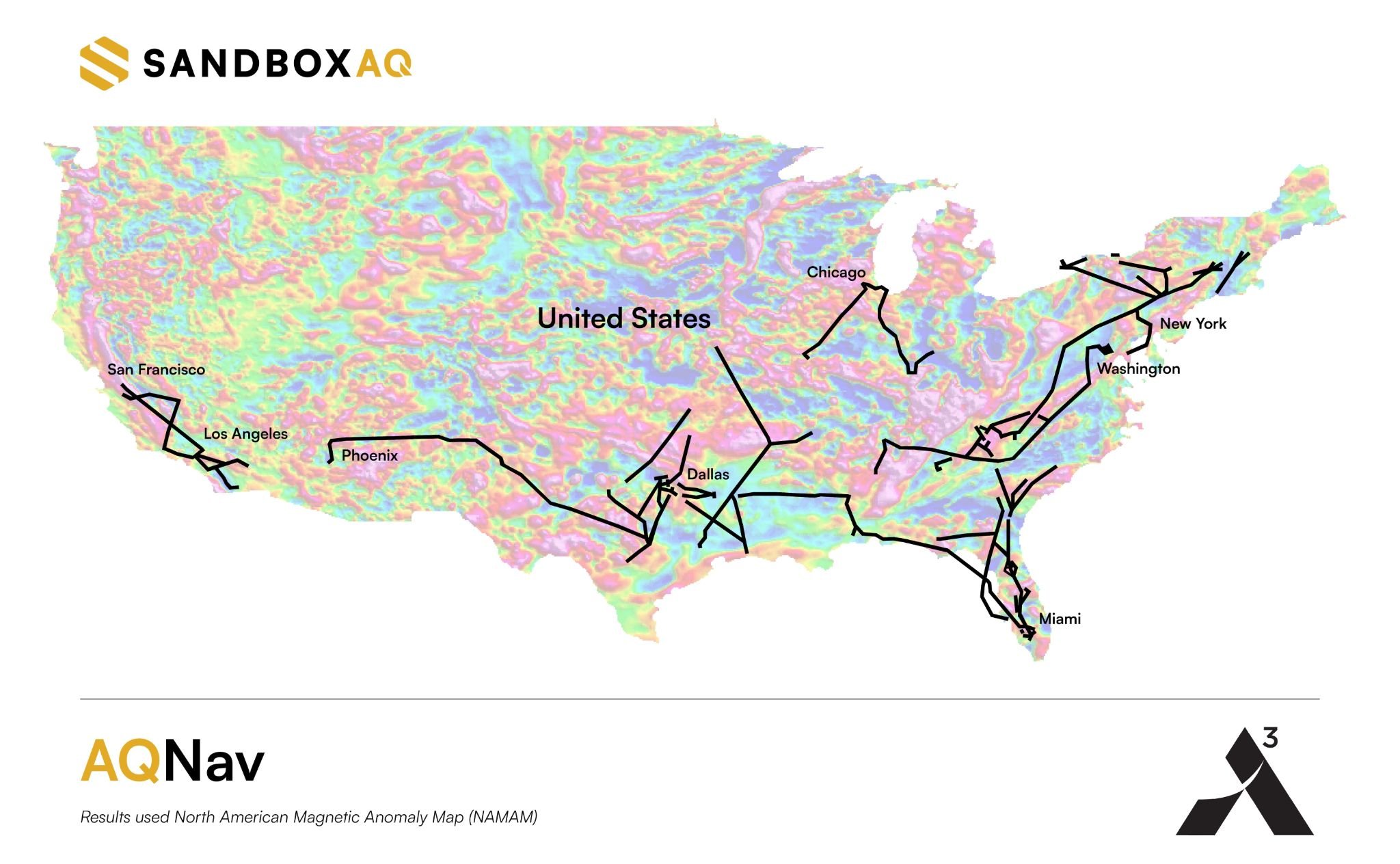航空用磁気航法のテストに関する結果をSandboxAQとAcubedが発表