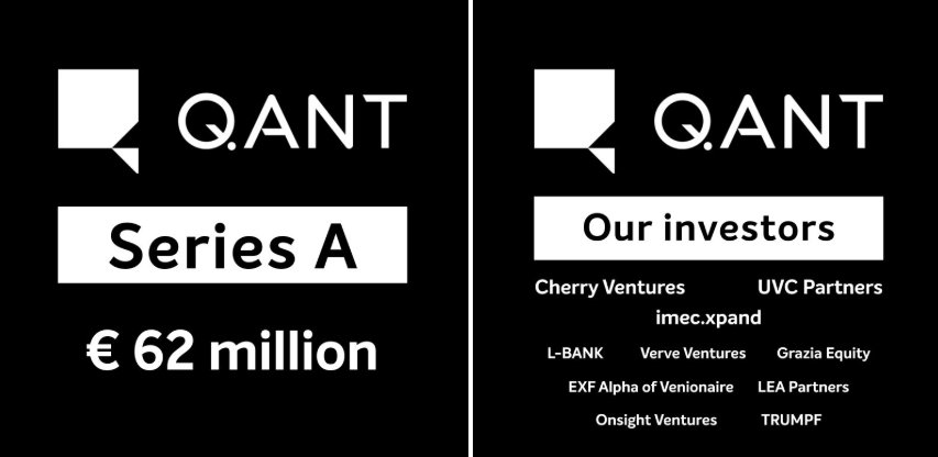 Q.ANTが量子センサーの開発と商業化を推進するため、6200万ユーロ（7300万米ドル）のシリーズA資金調達を完了